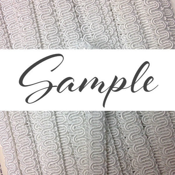 GIMP BRAID Scroll 15mm Pure White - Image 2