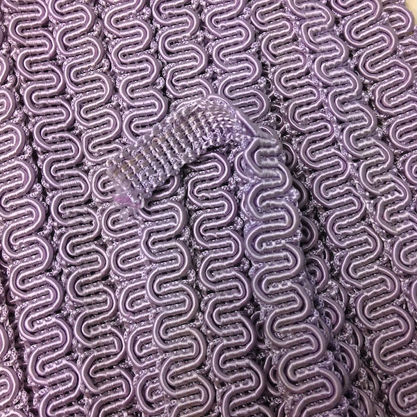 GIMP BRAID Scroll 15mm Lilac