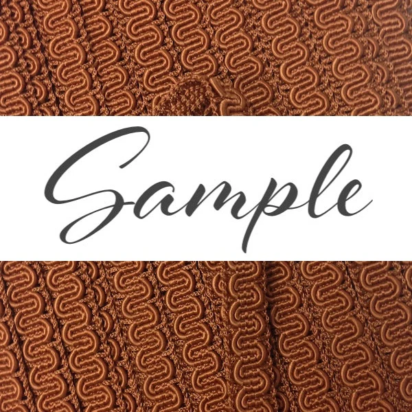 GIMP BRAID Scroll 15mm Mid Brown - Image 2