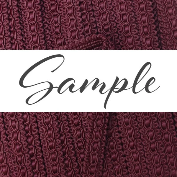 GIMP BRAID Fancy 15mm Maroon - Image 2