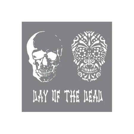 ANDY SKINNER Stencil Day of the dead