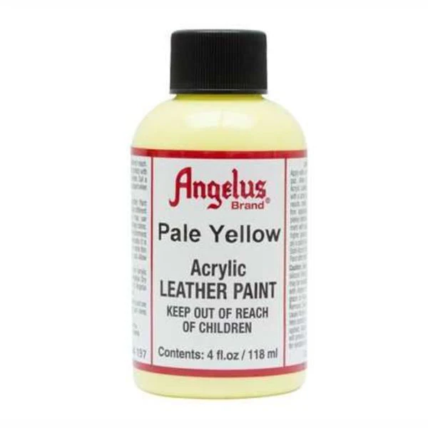 ANGELUS Acrylic Leather Paint Pale Yellow - Image 2