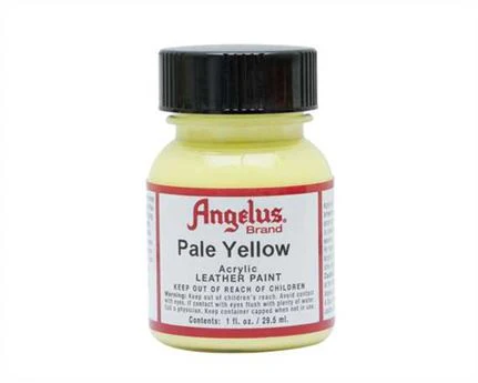 ANGELUS Acrylic Leather Paint Pale Yellow - Image 3