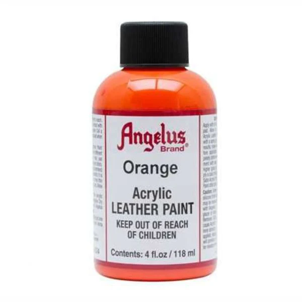 ANGELUS Acrylic Leather Paint Orange - Image 2