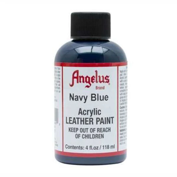 ANGELUS Acrylic Leather Paint Navy Blue - Image 2