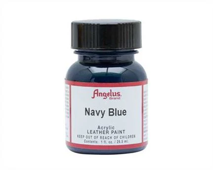 ANGELUS Acrylic Leather Paint Navy Blue - Image 3