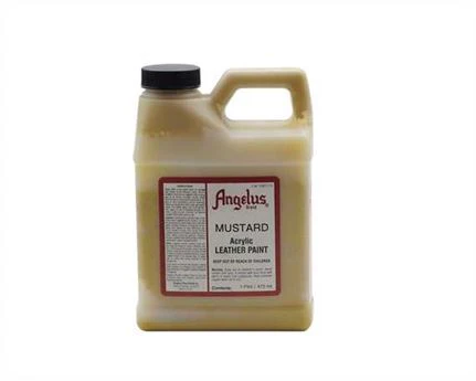 ANGELUS Acrylic Leather Paint Mustard - Image 4