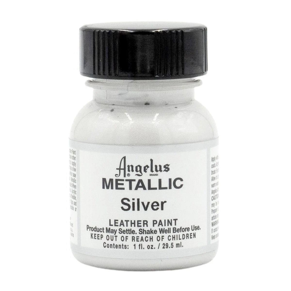 ANGELUS Acrylic Leather Paint Silver - Image 3