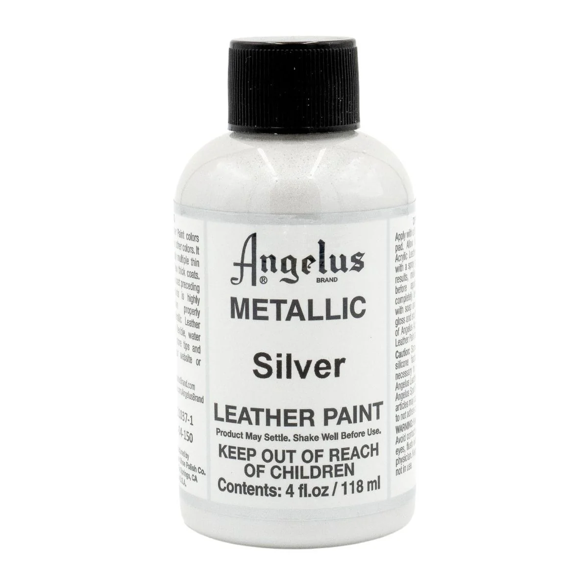 ANGELUS Acrylic Leather Paint Silver - Image 4