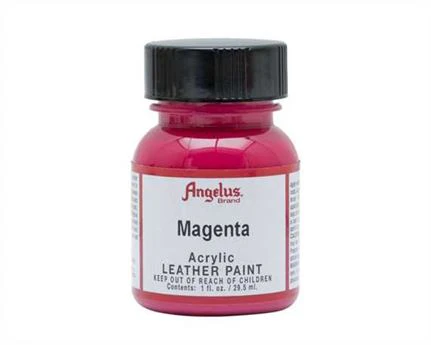 ANGELUS Acrylic Leather Paint Magenta - Image 3