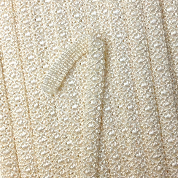 GIMP BRAID Zag 12mm Cream #3