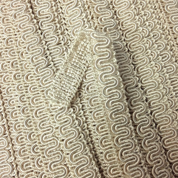 GIMP BRAID Scroll 15mm Linen