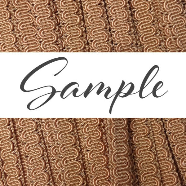 GIMP BRAID Scroll 15mm Sun Tan - Image 2