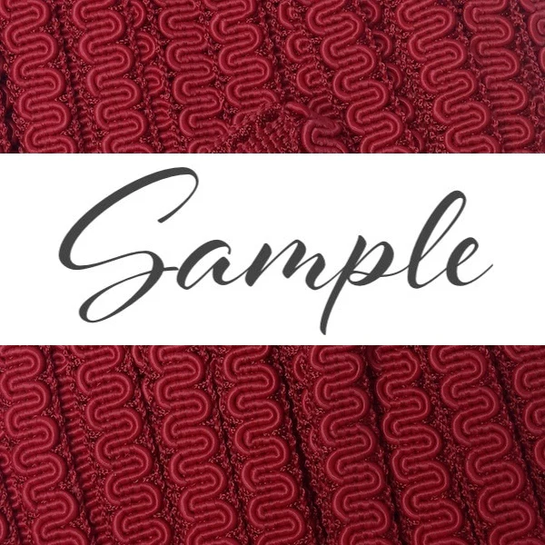 GIMP BRAID Scroll 15mm Bordeaux - Image 2