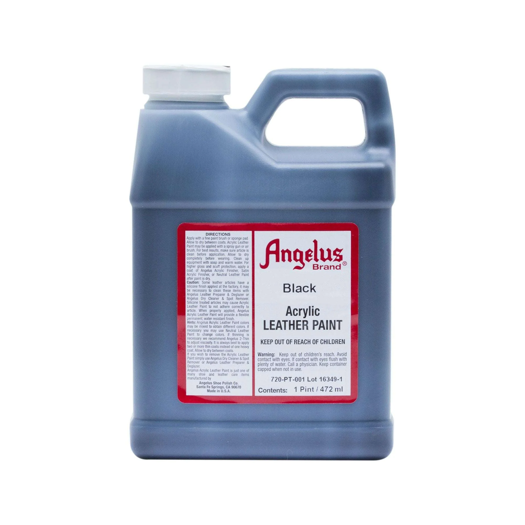 ANGELUS Acrylic Leather Paint Black - Image 3