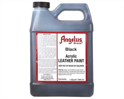 ANGELUS Acrylic Leather Paint Black - Image 5