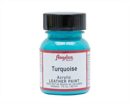 ANGELUS Acrylic Leather Paint Turquoise - Image 3