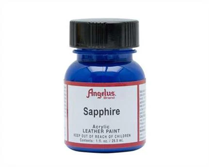 ANGELUS Acrylic Leather Paint Sapphire - Image 3