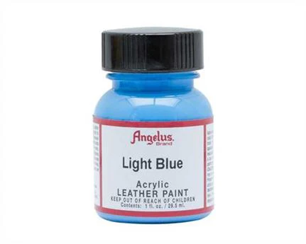 ANGELUS Acrylic Leather Paint Light Blue - Image 3