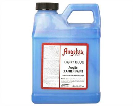ANGELUS Acrylic Leather Paint Light Blue - Image 4