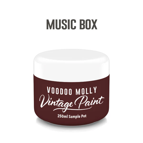 Vintage Paint Music Box - Image 3