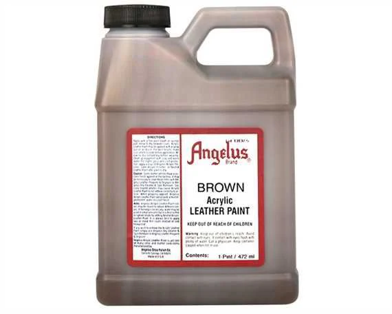 ANGELUS Acrylic Leather Paint Brown - Image 4