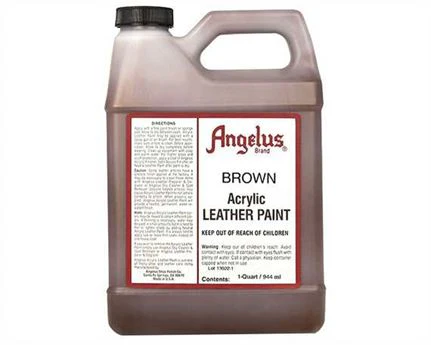 ANGELUS Acrylic Leather Paint Brown - Image 5