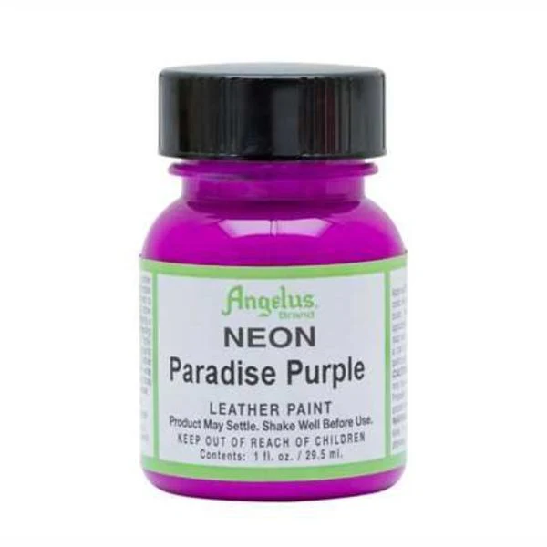 ANGELUS Acrylic Leather Paint Paradise Purple Neon - Image 2