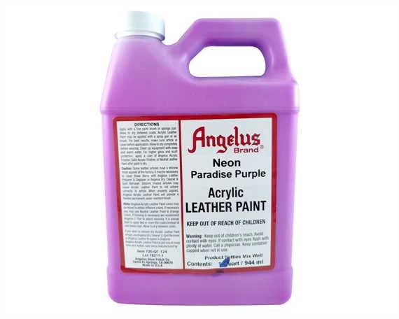 ANGELUS Acrylic Leather Paint Paradise Purple Neon - Image 3