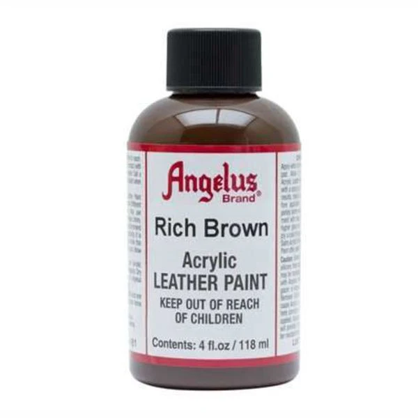 ANGELUS Acrylic Leather Paint Rich Brown - Image 2