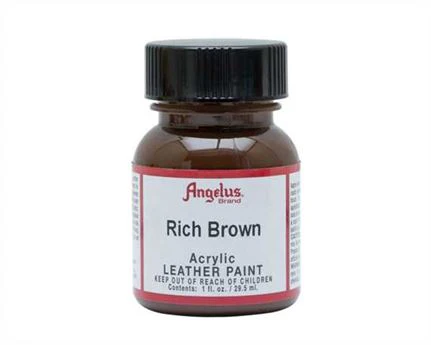 ANGELUS Acrylic Leather Paint Rich Brown - Image 3