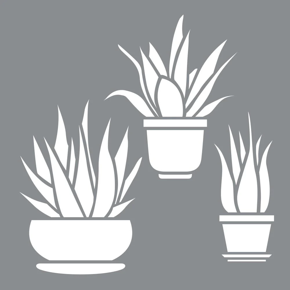 AMERICANA Stencil Aloe Vera