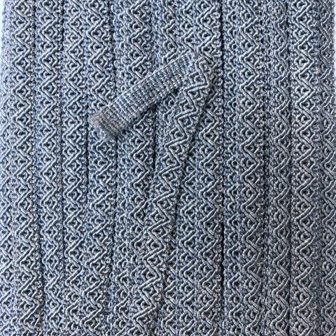 GIMP BRAID Ziggy 12mm Light Blue