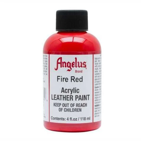 ANGELUS Acrylic Leather Paint Fire Red - Image 2