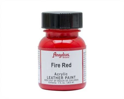 ANGELUS Acrylic Leather Paint Fire Red - Image 3