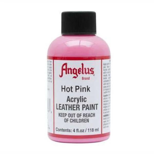 ANGELUS Acrylic Leather Paint Hot Pink - Image 2