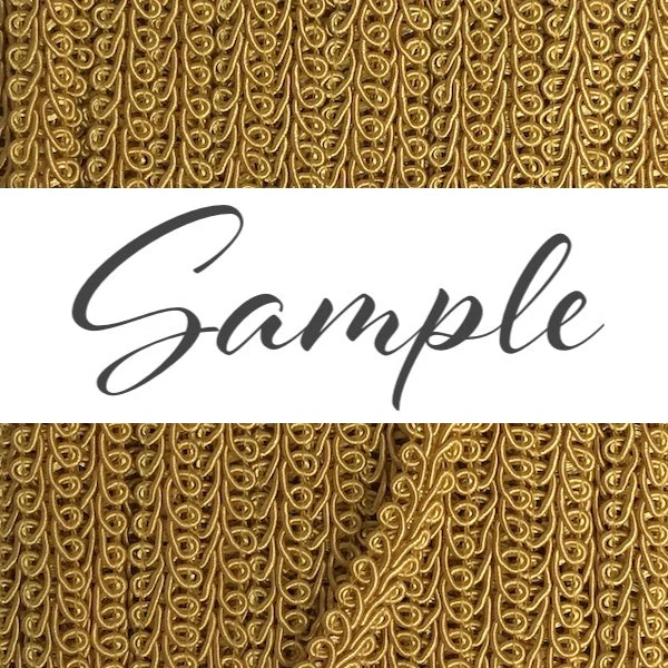 GIMP BRAID French 8mm Old Gold - Image 2