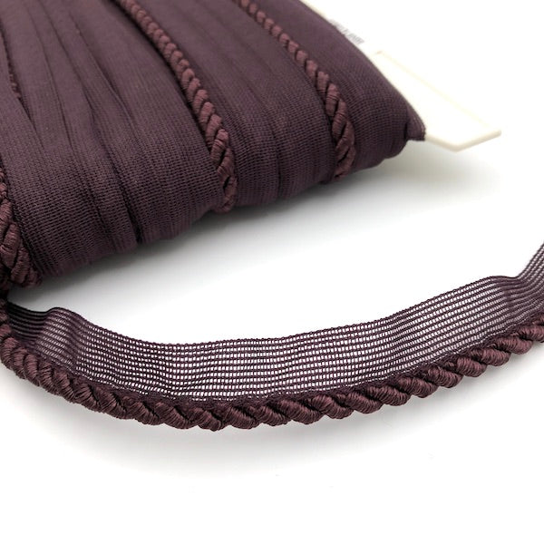 FLANGED CORD Aubergine