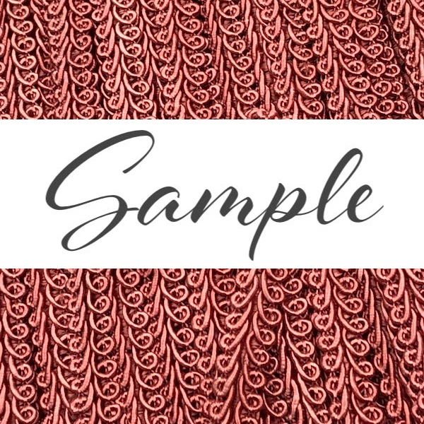 GIMP BRAID French 12mm Dark Salmon - Image 2