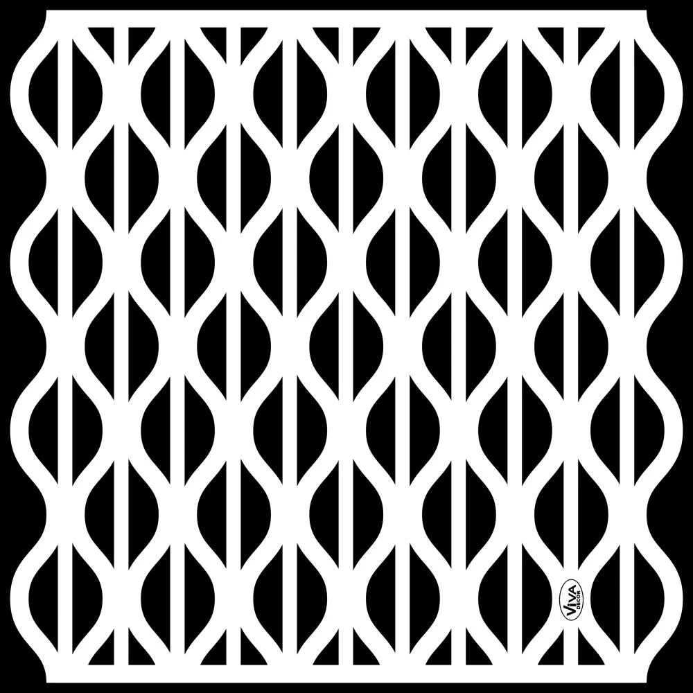 VIVA DECOR Stencil Waves