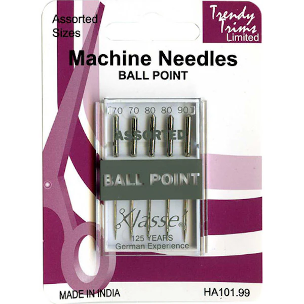 TRENDY TRIMS Sewing Machine Needles Ball Point