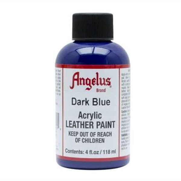 ANGELUS Acrylic Leather Paint Dark Blue - Image 2
