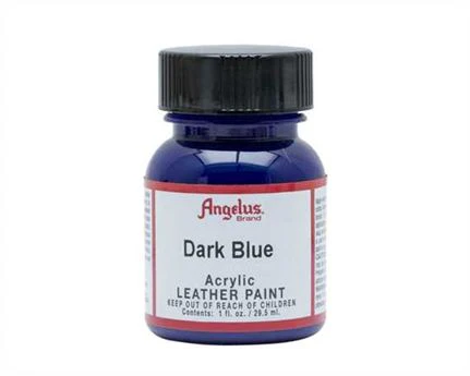 ANGELUS Acrylic Leather Paint Dark Blue - Image 3