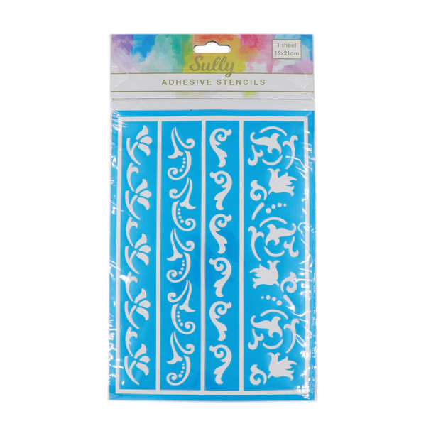 SULLY Stencil Adhesive Borders
