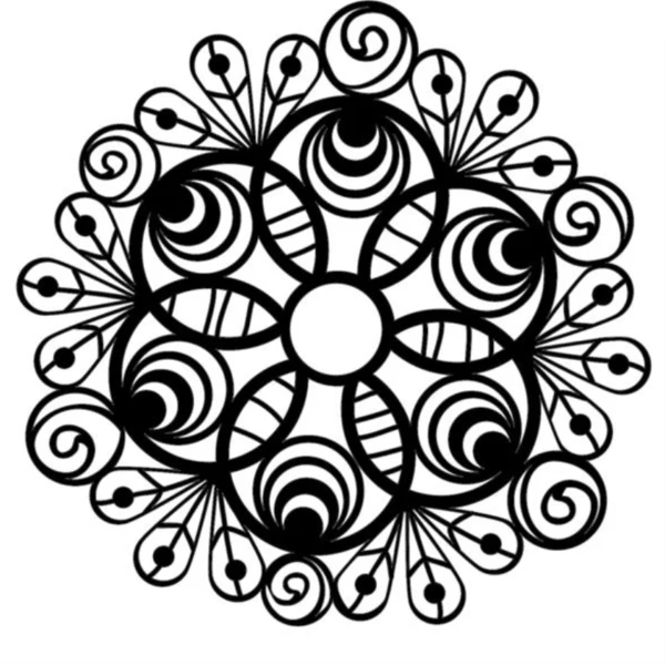 TCW Stencil Ring Doily