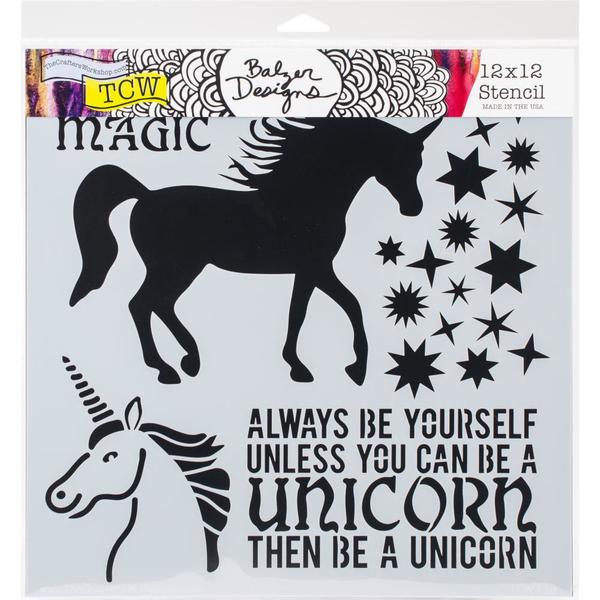 TCW Stencil Unicorn