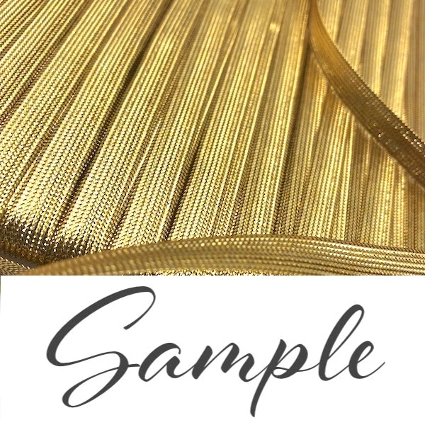 GIMP BRAID Metallic 8mm Lurex Gold - Image 2