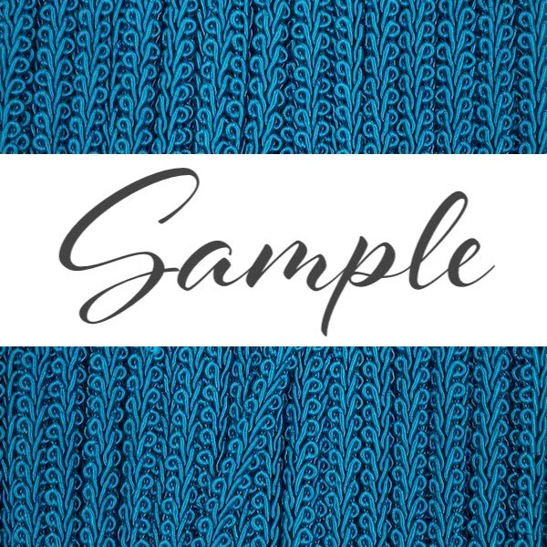 GIMP BRAID French 8mm Aqua - Image 2
