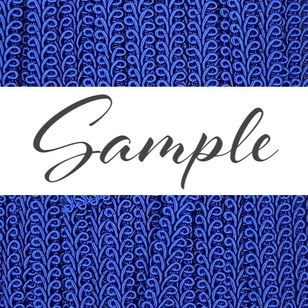 GIMP BRAID French 13mm Cobalt Blue - Image 2