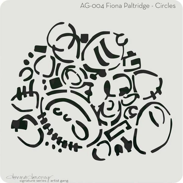DONNA DOWNEY Stencil Circles